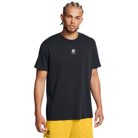 Curry Hvyweight Logo Tee-BLK BLK-001
