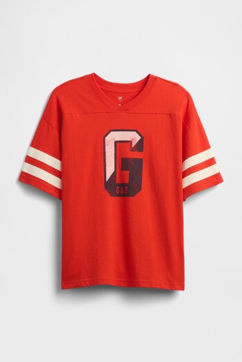 Remera Relaxed Niño Poster Red