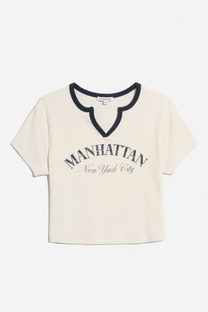 Remera NY city - Blanco 