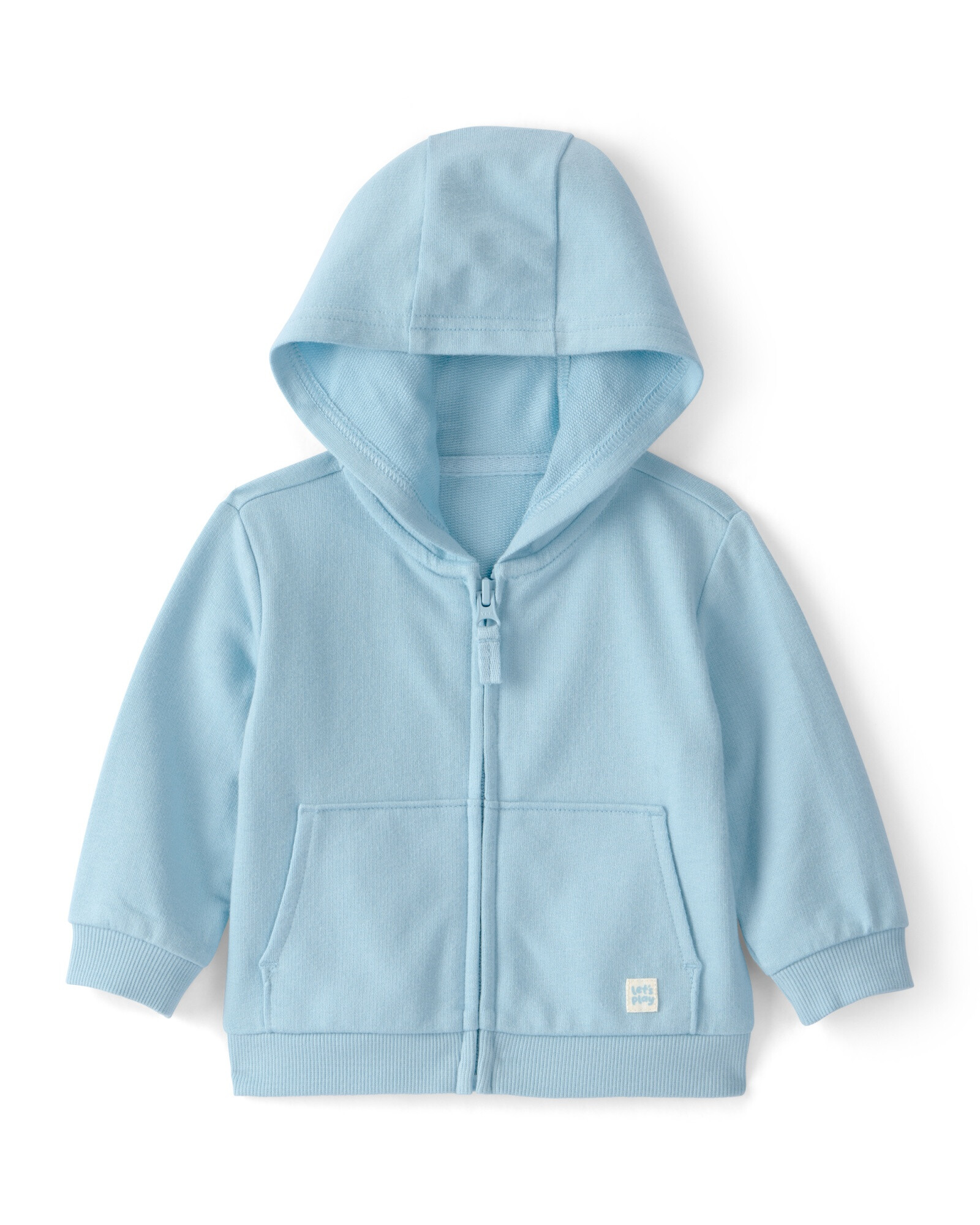 Campera de algodón, azul, con capucha Campera de algodón, azul, con capucha