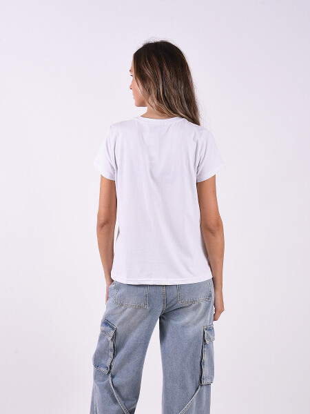 REMERA ANIMAL BLANCO