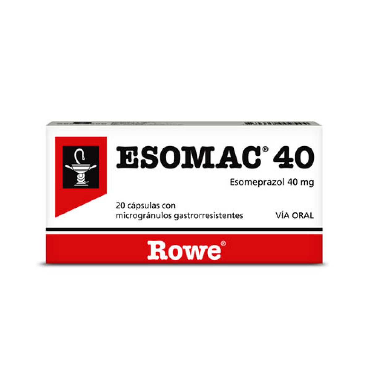 Esomac 40 mg 20 Caps | Tratamiento del Reflujo y Acidez