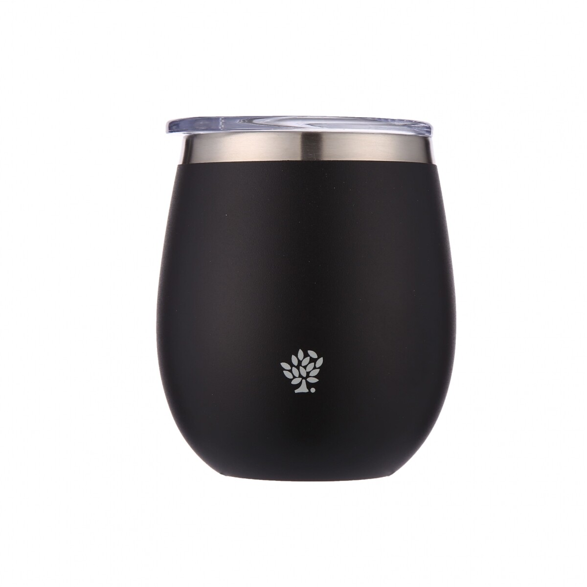 Mate Acero Inox. con Tapa - Negro 