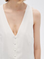 Chaleco Iridis Marfil / Off White