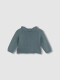 Chaqueta Cuello Volante Azul