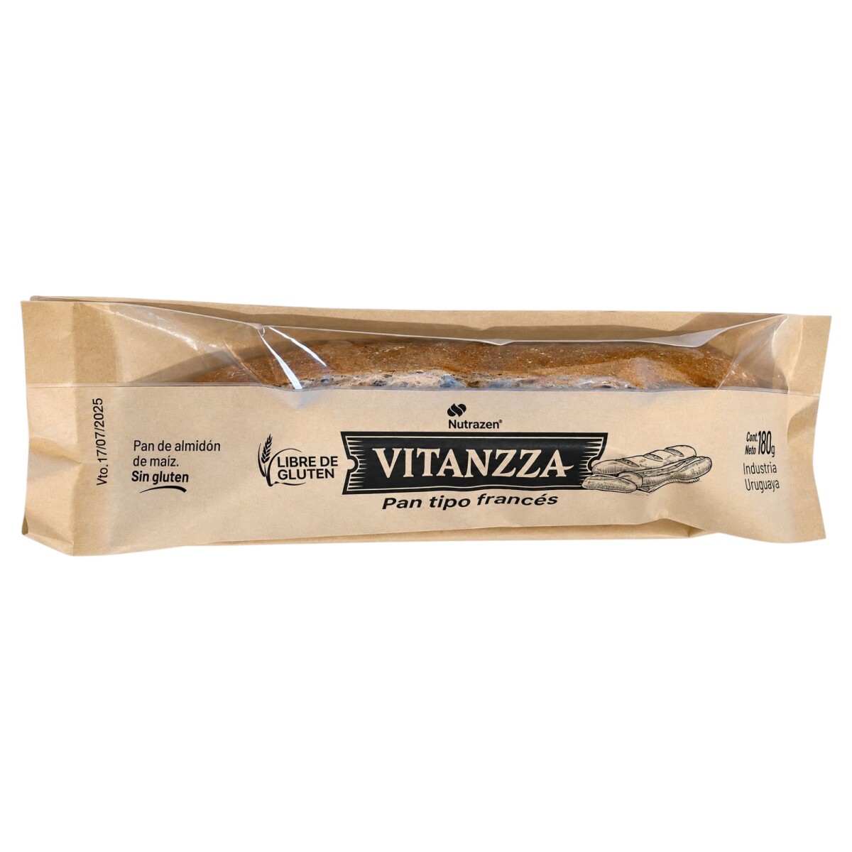 Pan Tipo Frances Integral 180GR 