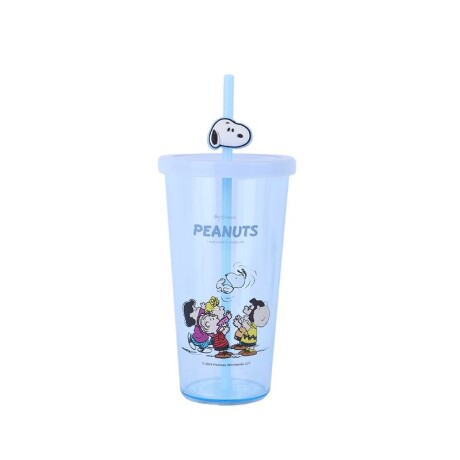 Vaso Snoopy 600ml celeste