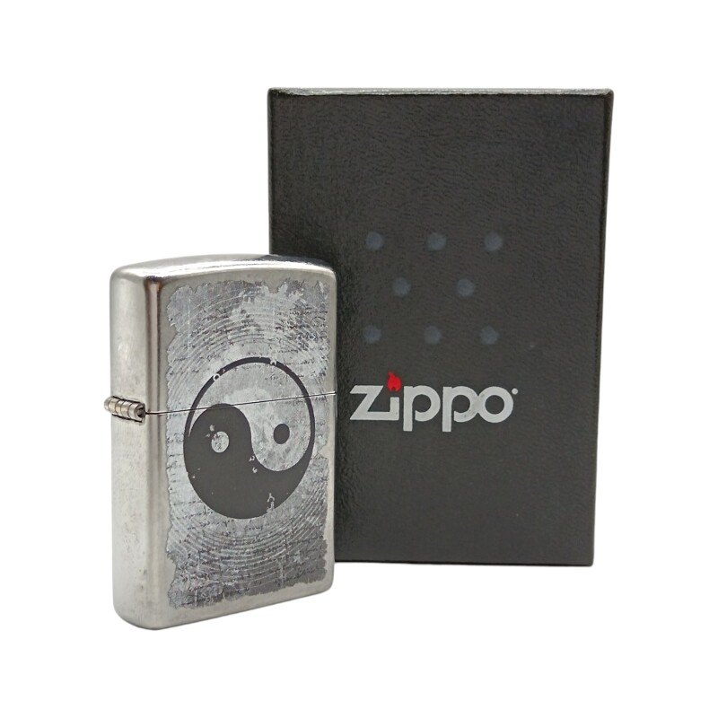 Encendedor ZIPPO 49772 Ying Yang Design - ZP497721 negrocombinado