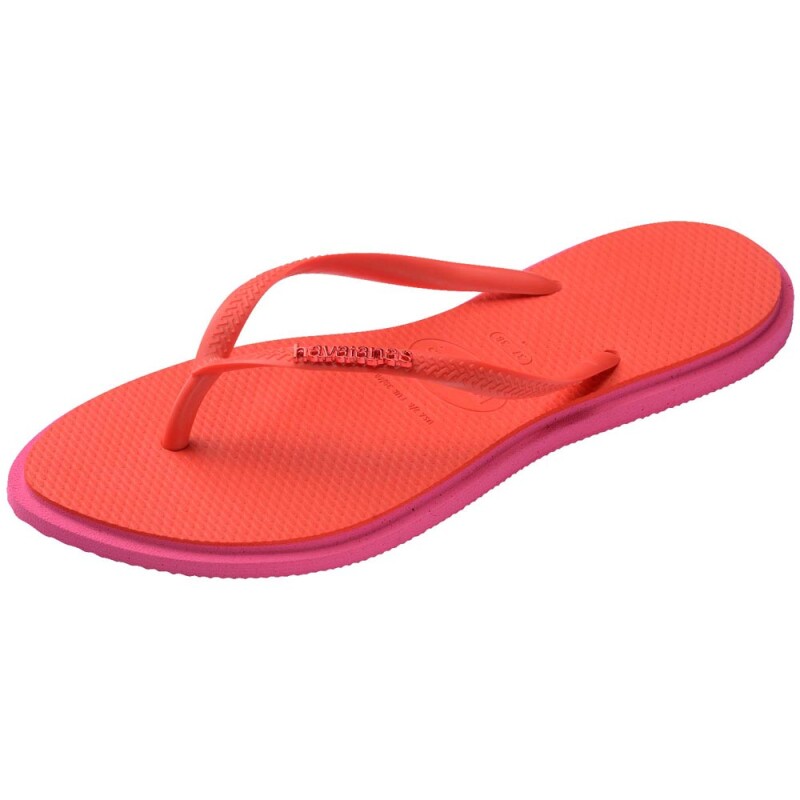 Sandalias Havaianas Slim Point FC Mujer Rosa Flux Rojo