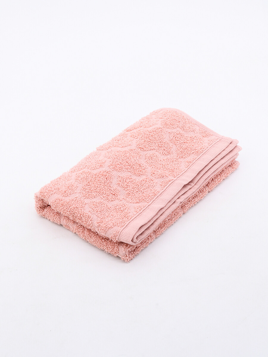 TOALLA DE PISO JACQUARD - ROSADO 