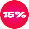 15% OFF