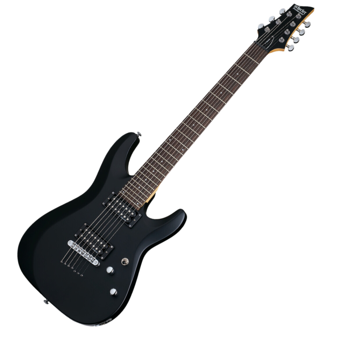 Guitarra Eléctrica de 7 Cuerdas Schecter C7 Deluxe Satin Black 