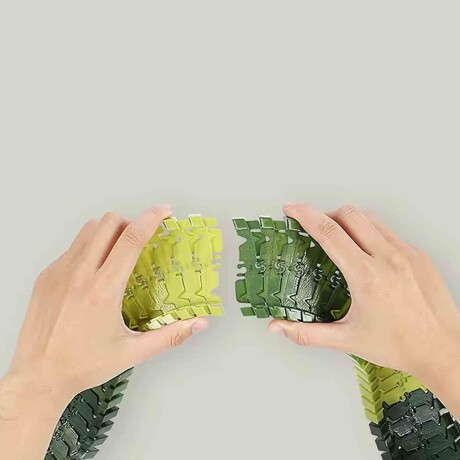 Pista Carreras Dinosaurio Playset Infantil Encastrable 240P Verde