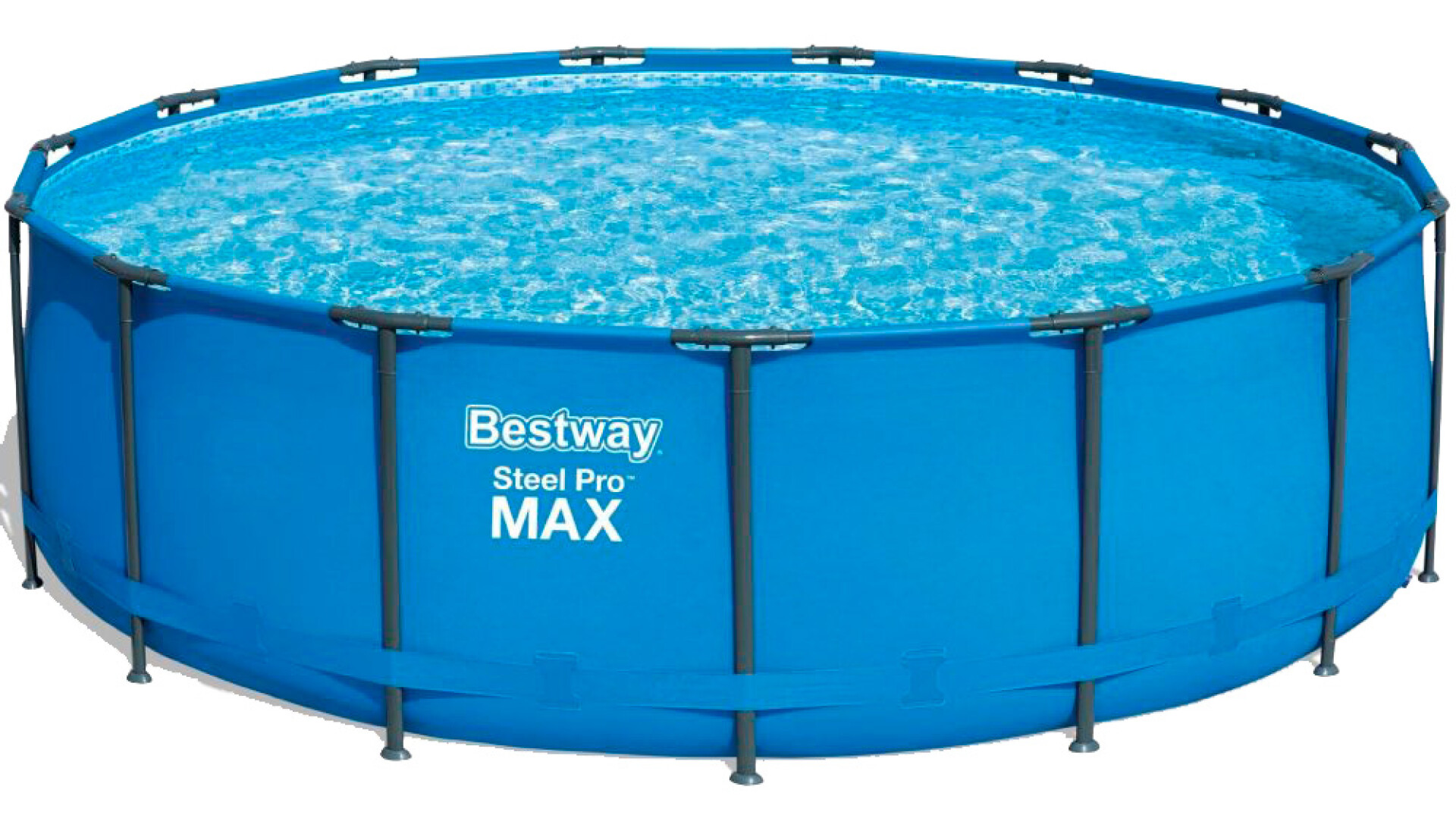 Piscina Bestway 14970 lts 56488 con Estructura Metalica Steel Pro Max 