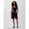 LR FLAT FRONT LINEN SHORT BLACK