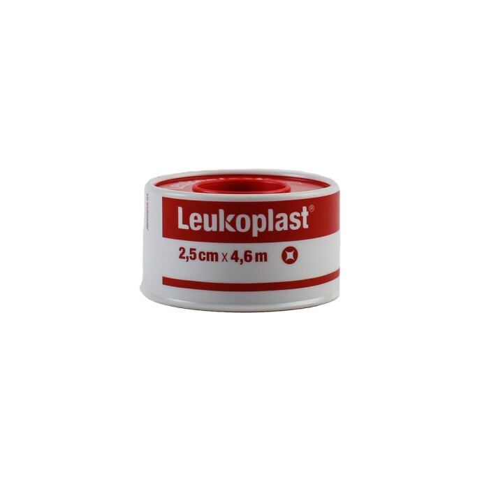 LEUKOPLAST 2,5 CM. X 4,6 MTS CJ X 1 UNID única