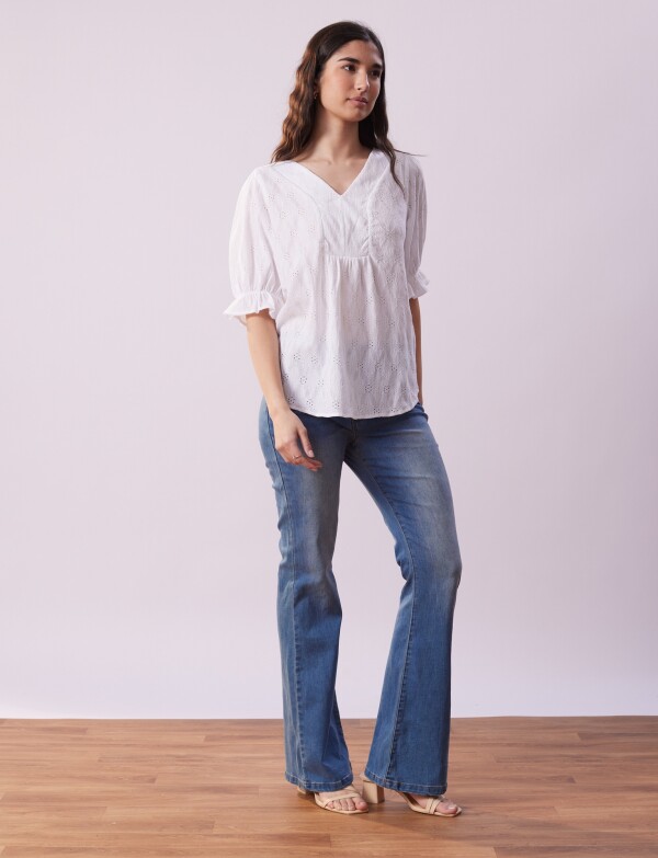 Blusa Labrada CRUDO