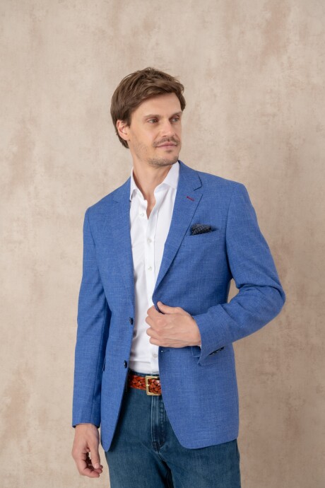 Saco liso Summer Classic Fit Blue