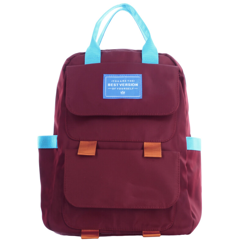 Mochila Miss Carol BEST colores combinados Rojo