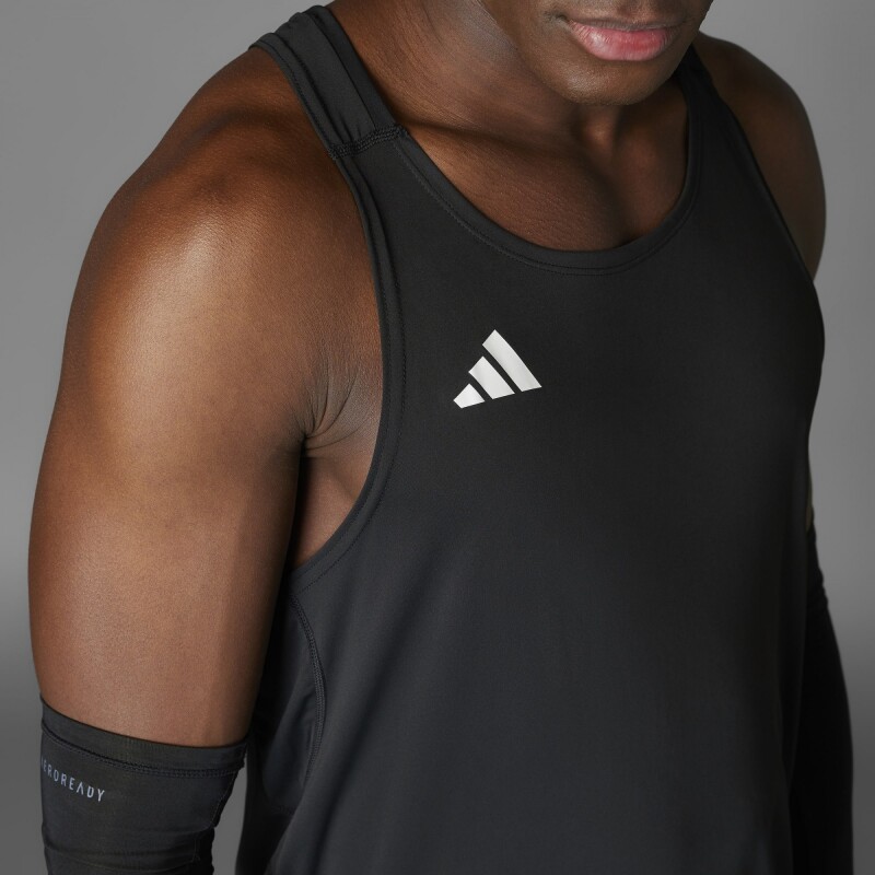 Musculosa Adidas Adizero Essentials Negro