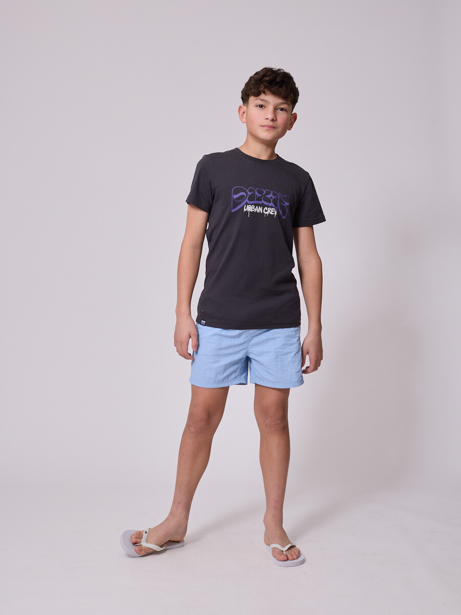 T-SHIRT MITON TEEN DIXIE Gris Oscuro