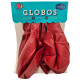 Globos X5 Tamaño R18 Bordeaux Liso
