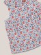 Vestido De Flores Gris