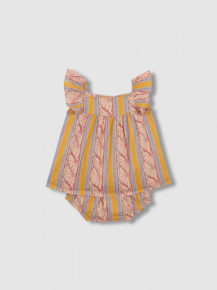 Vestido Estampado Etnico Piedra