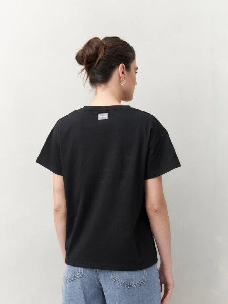 T-SHIRT D.CASSIN RIMENA NEGRO