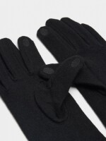 Guantes De Lana negro