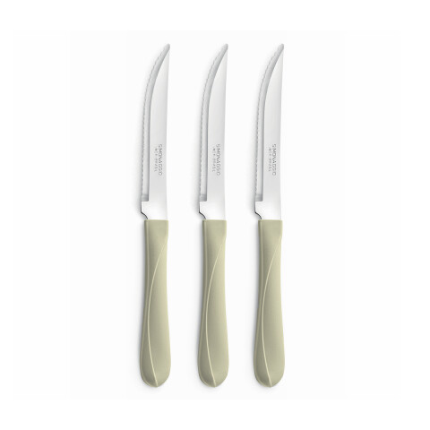 Set X3 Cuchillos Trend de Simonaggio BEIGE