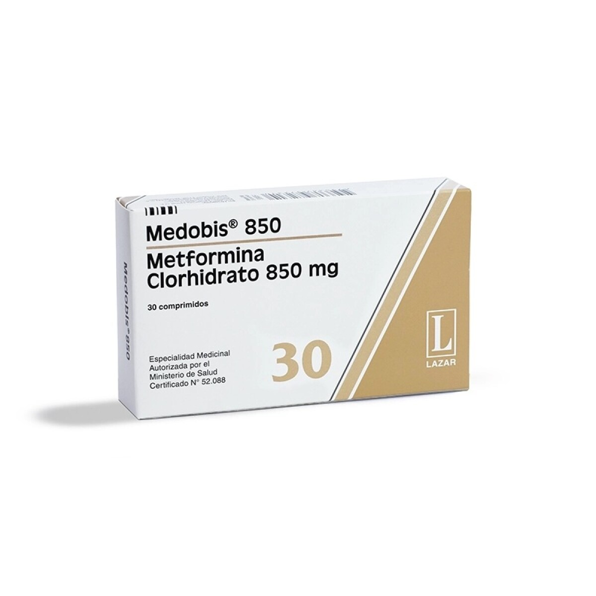 Medobis 850 Mg. 30 Comp. 