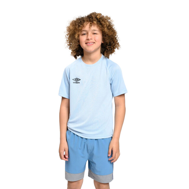 Remera de Niños Umbro Avar JRS Celeste