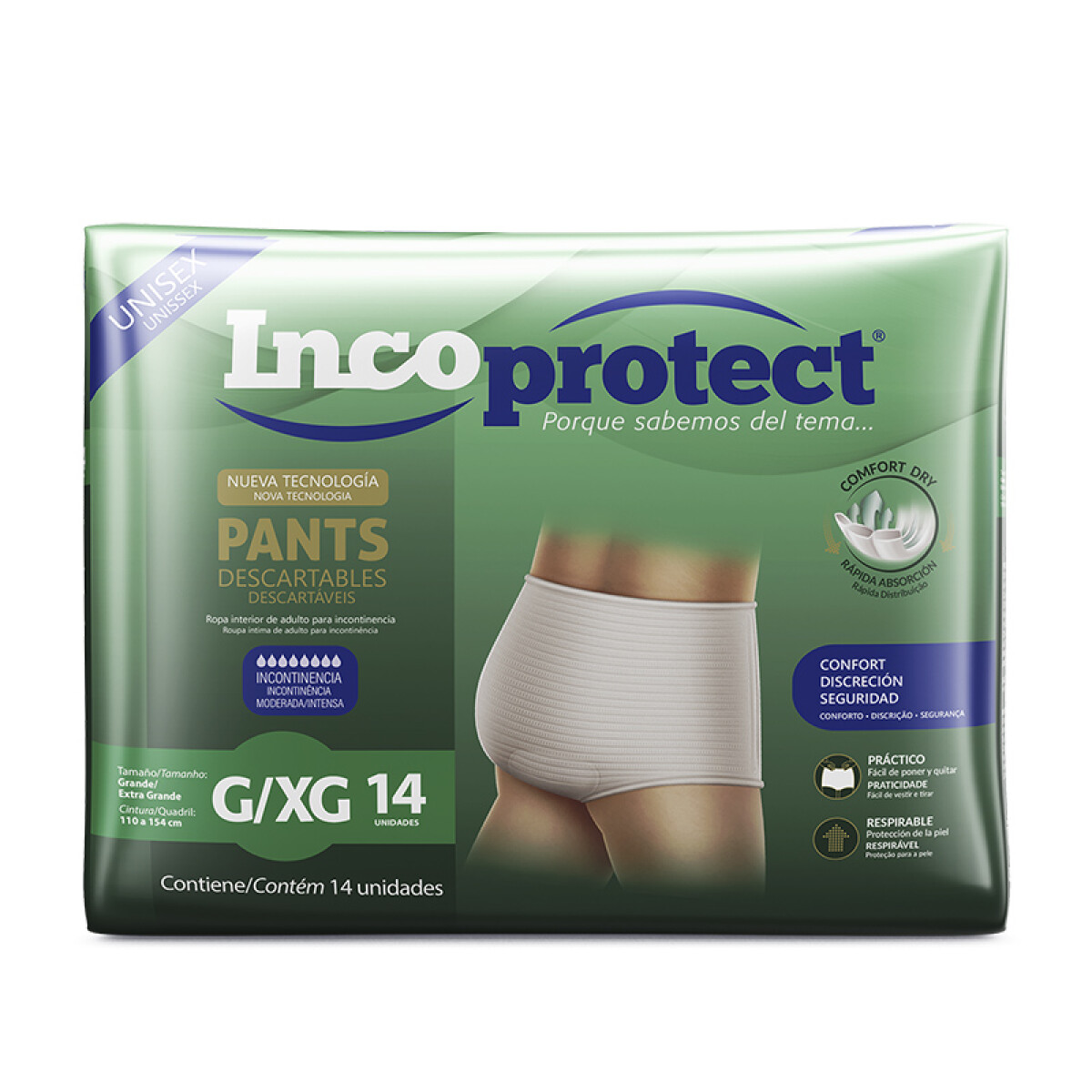 Incoprotect Pants - talle G/XG 