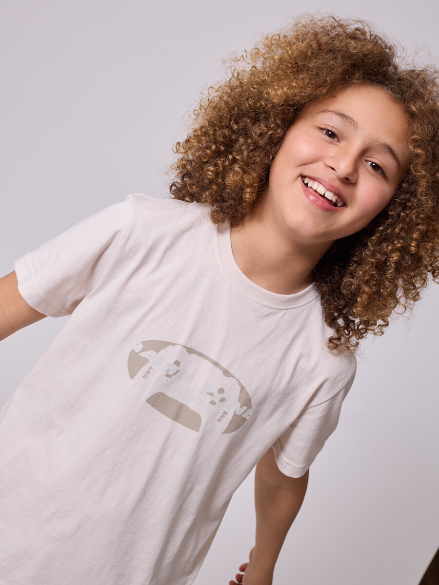 T-SHIRT MIRGO TEEN DIXIE Beige