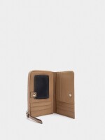 Monedero De Efecto Nylon taupe