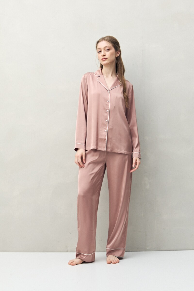 CAMISA GINGER Rosa Tostado