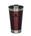 Vaso de Cerveza Stanley con Tapa y destapador 473 ml Bordeaux
