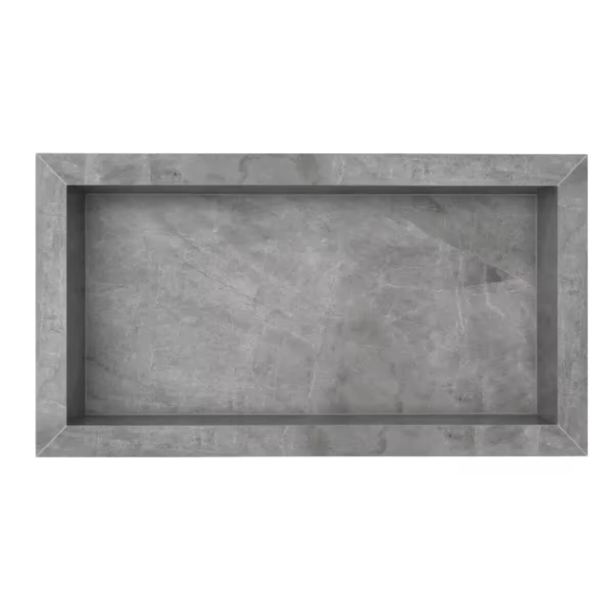 Nicho Estante De Empotrar Porcelanato 60cm Gris 