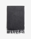 Bufandas Special Price Bufanda Con Flecos - Negro