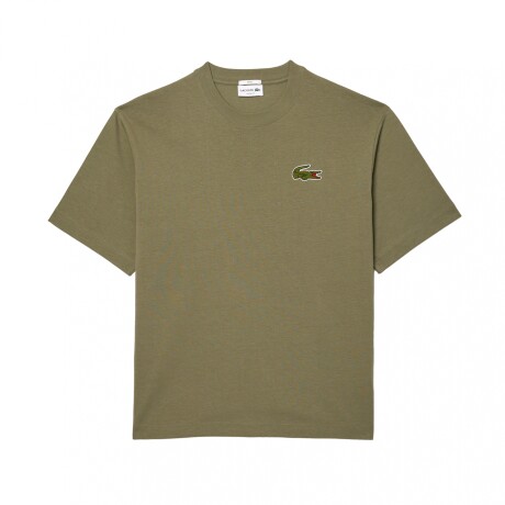 CAMISETA LACOSTE GREEN/GREY