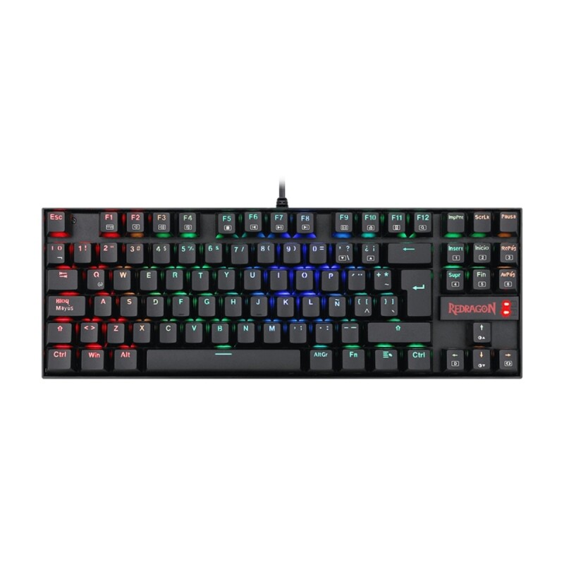 Teclado Redragon Kumara K552RGB Negro red switch spanish Teclado Redragon Kumara K552RGB Negro red switch spanish