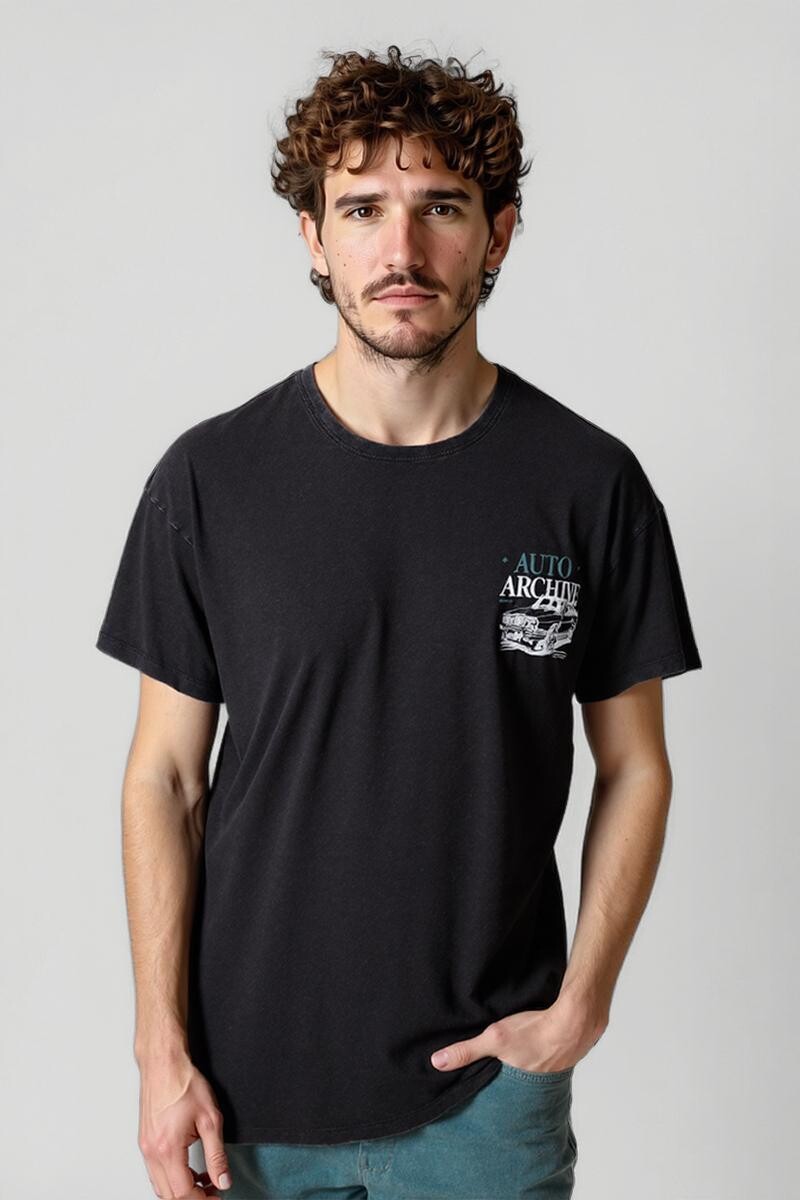 Remera Ariel Negro