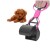 Pala Higiénica Levanta Desechos De Mascotas Perro Gato Variante Color Negro Rosa