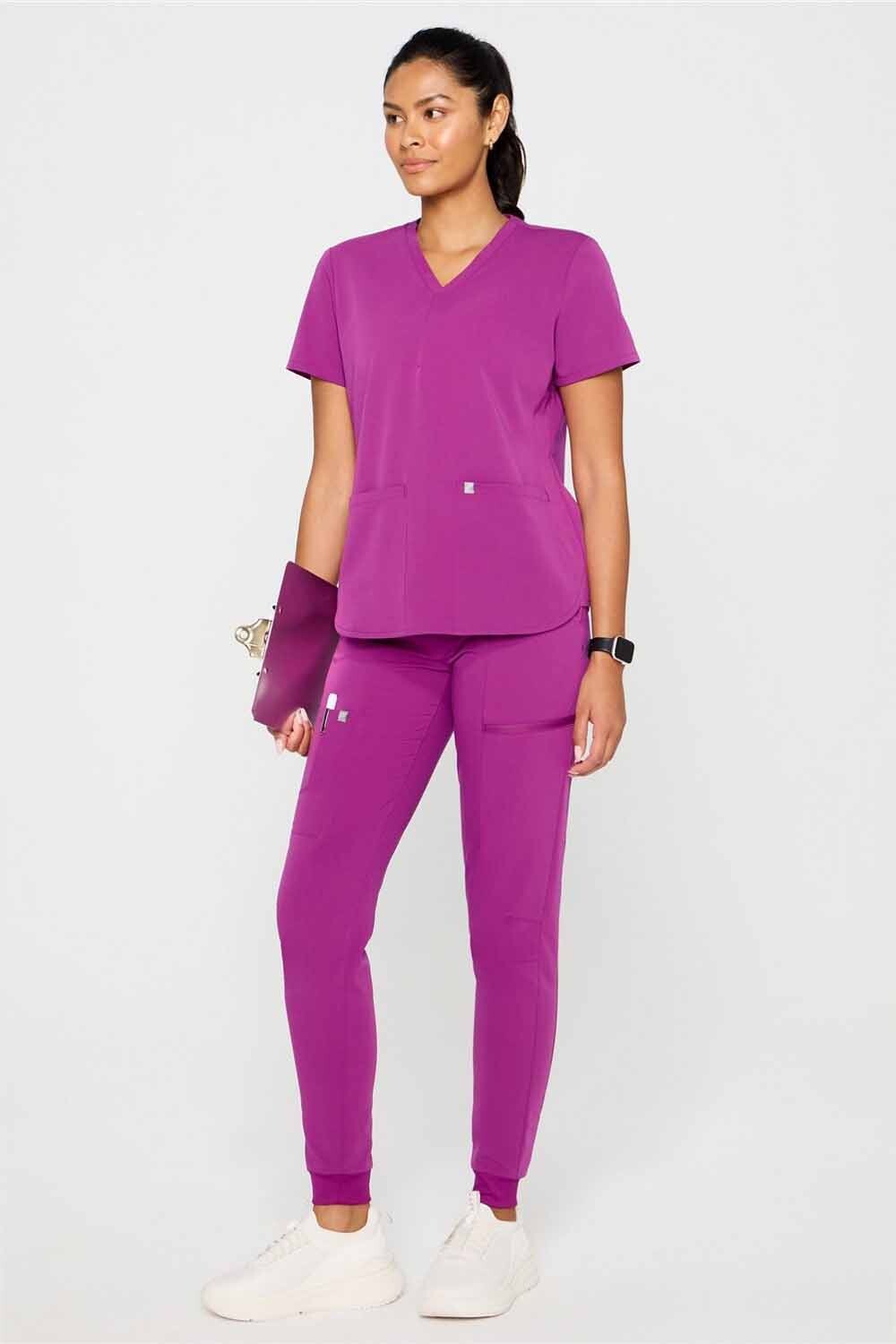 Jogger On-Call Scrub Mujer Berry Blast