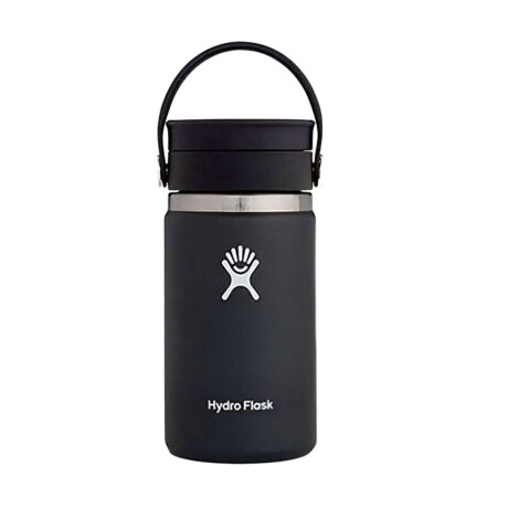 Vaso Hydro Flask 12 Oz Wide Mouth Flex Sip Lid Negro