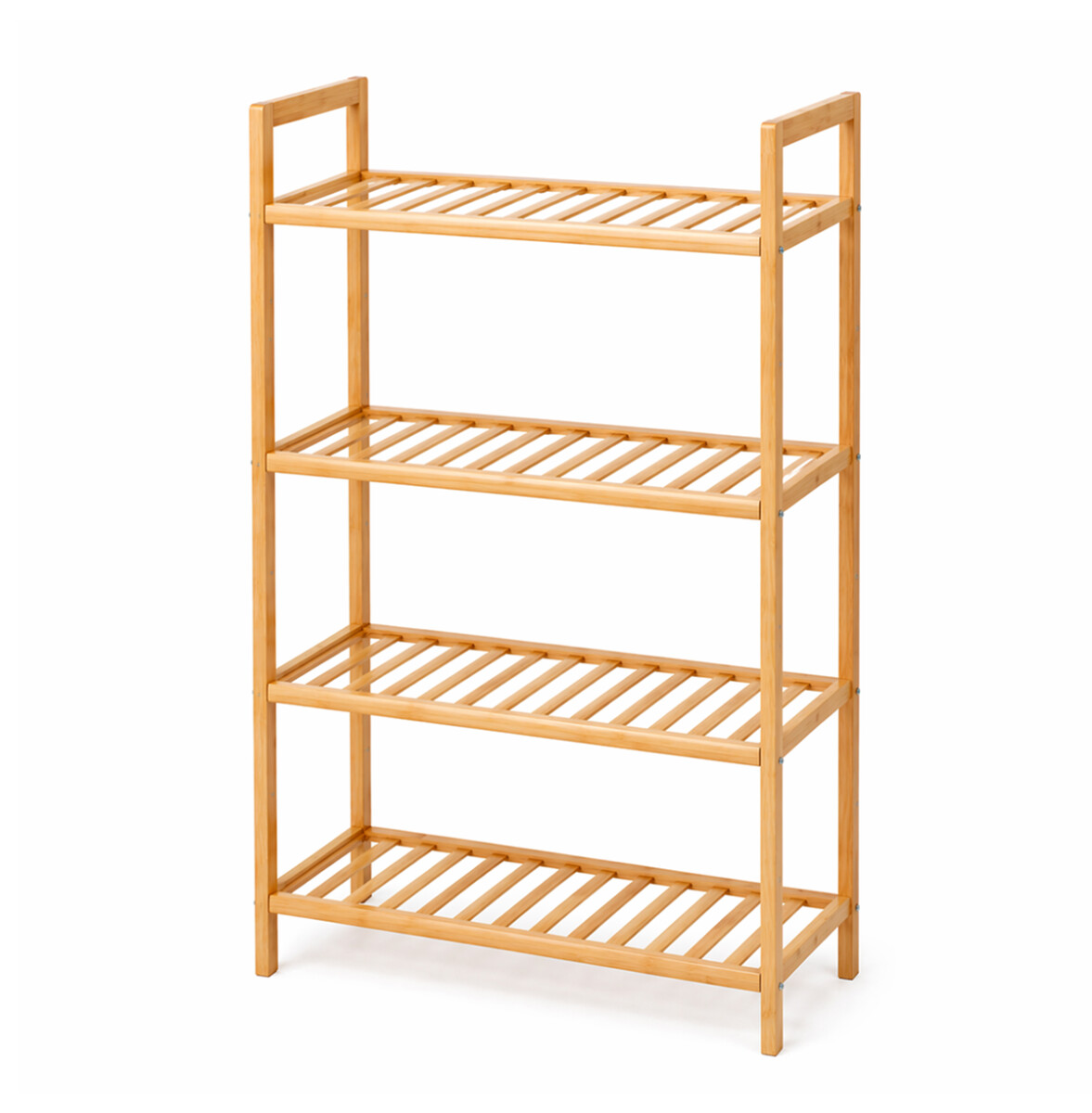 Estantería bambú de 4 estantes - 50x25x100cm 