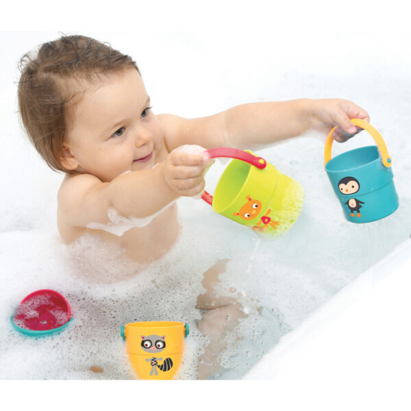 Balde Cubo Encastrable Bebe Juguete X4 Bañera Playa Ludi Balde Cubo Encastrable Bebe Juguete X4 Bañera Playa Ludi