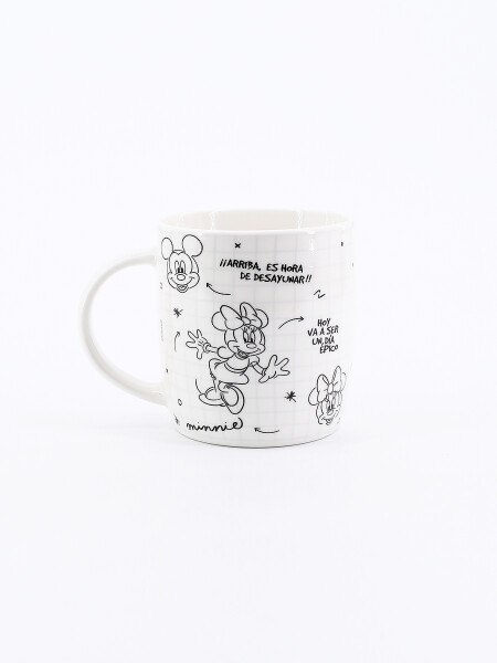 TAZA MICKEY Y MINNIE BLANCO