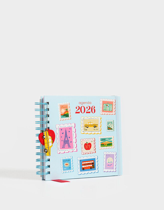 Agendas y Calendarios Estampados Agenda Estampitas 2026 - Combinacion Multicolor